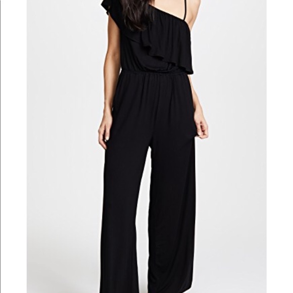 Bb Dakota xs small black jumpsuit one shoulder - Picture 2 of 6